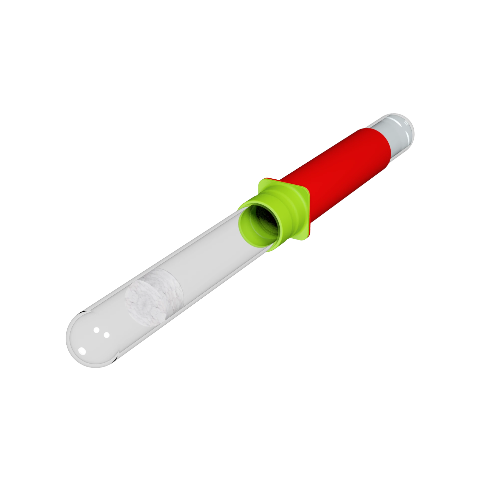 Incubadora de tubo de acrilico 16x100mm com kit de transferência